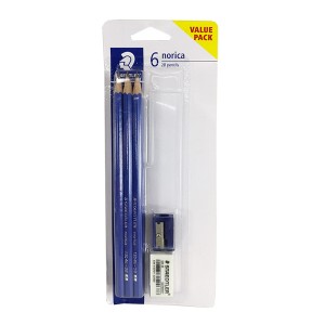 STAEDTLER 130462BBK602MY NORICA 2B PENCIL BLISTER     