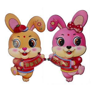 CNY PP JING TONG RABBIT (2) 30*19CM