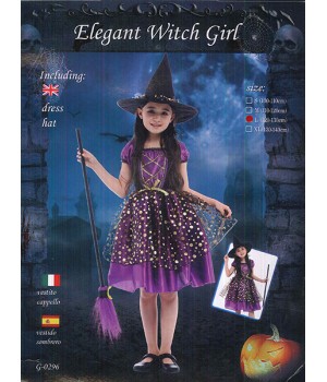 COSTUME ELEGANT WITCH GIRL (G-0296) 