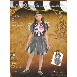 COSTUME NAUGHTY SKELETON BUCCANEER GIRL
