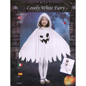 COSTUME LOVELY WHITE FAIRY GIRL (S-0046)