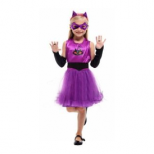 COSTUME PURPLE CAT GIRL G0292