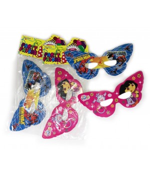 PARTY M.COL.EYE MASK(6) 