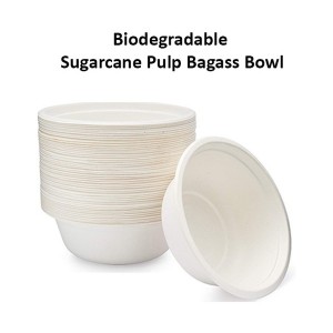 DISPOSABLE SUGARCANE PULP BOWL