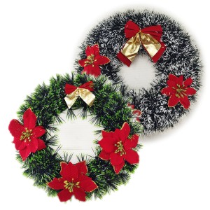 X'MAS GARLAND 30CM WITH DESIGN 