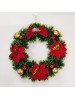 XMAS GARLAND 25CM_BALL AND RIBBON