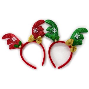 XMAS HAIRBAND (DEER & BELL)