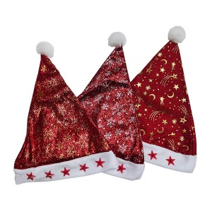 CHRISTMAS HAT WITH LIGHT DESIGN 