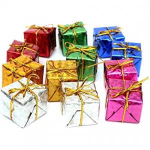 XMAS DECO PRESENT MIX COLOR    