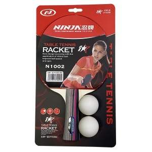 NINJA 1002 PING PONG BAT WITH BALL
