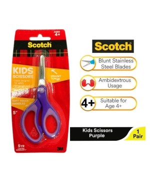 3M SCOTCH 1442B 5" KIDS SCISSORS    