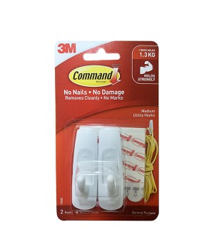 3M COMMAND 170001 MEDIUM UTILITY HOOKS