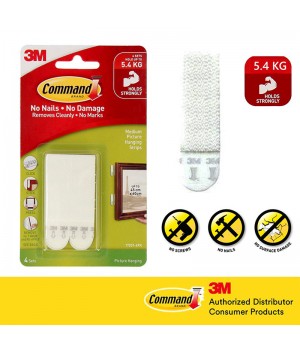 3M COMMAND PICTURE HANGING STRIPS. 4S
