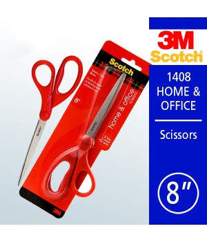 3M SCOTCH 1408 8" HOME & OFFICE SCISSORS   