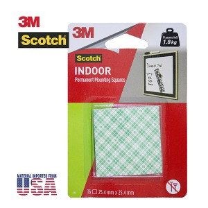 3M SCOTCH 111D MOUNTING SQUARES 16S  