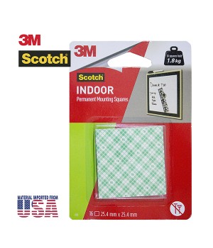 3M SCOTCH 111D MOUNTING SQUARES 16S  