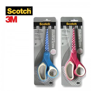 3M SCOTCH 1428-PG 8" MULTI-PURPOSE DESIGNER SCISSORS   