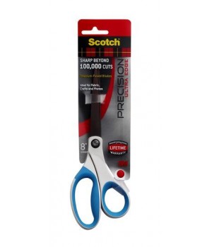 3M SCOTCH 1458TU-MIX 8" PRECISION ULTRA EDGE TITANIUM SCISSORS  