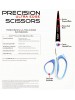 3M SCOTCH 1458TU-MIX 8" PRECISION ULTRA EDGE TITANIUM SCISSORS  