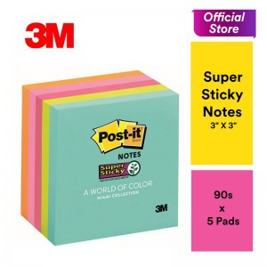 3M 654-5SSMIA POST IT®  SUPER STICKY NOTES  