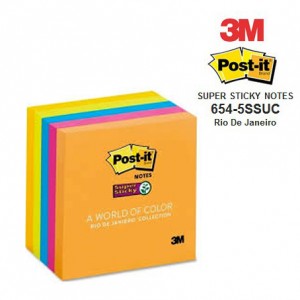 3M 654-5SSUC POST IT®  SUPER STICKY NOTES  