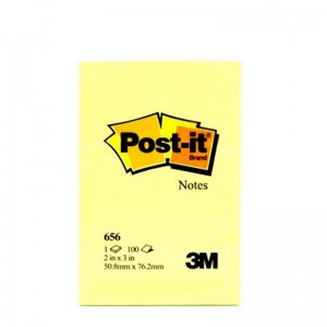 3M 656-YLW POST IT® NOTES  
