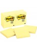 3M 654-Y 3"x3" POST IT NOTE