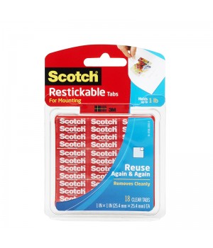 3M R100 RESTICKABLE STRIPS    