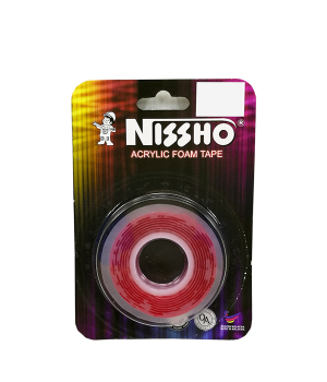 NISSHO 18MMx1.5M ACRYLIC FOAM TAPE 