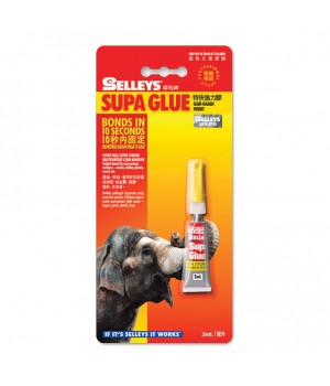 SELLEYS SUPA GLUE 3ML  