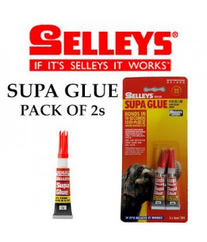 SELLEYS SUPA GLUE (2) 3ml    