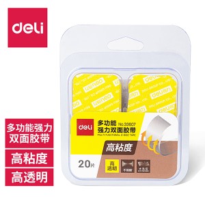 DELI 33607 M-FUNCTION DOUBLE SIDED TAPE 20S