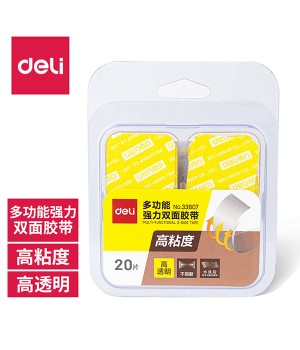 DELI 33607 M-FUNCTION DOUBLE SIDED TAPE 20S