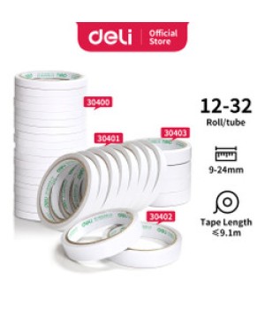 DELI DOUBLE SIDED TAPE, 10 Yards