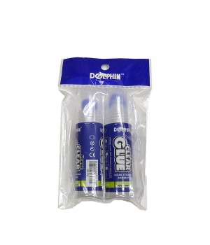 DOLPHIN 504-50ML 2 IN 1 CLEAR GLUE