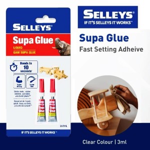 SELLEYS SUPA GLUE (2) 3ml    