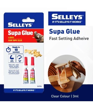 SELLEYS SUPA GLUE (2) 3ml    