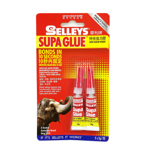 SELLEYS SUPA GLUE 2X2G   