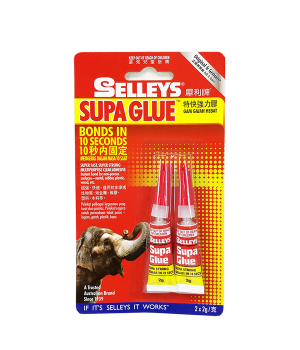 SELLEYS SUPA GLUE 2X2G   