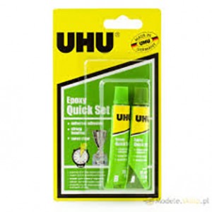 UHU 37555 EPOXY QUICK SET 2X10ML  