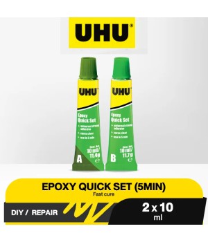 UHU 37555 EPOXY QUICK SET 2X10ML  