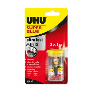 UHU 45420 SUPER GLUE 3X1G