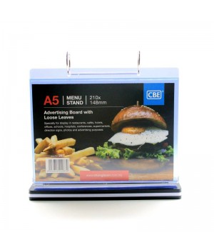 CBE 287 MENU STAND A5-HORIZONTAL   