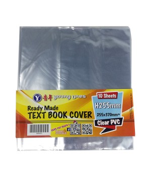 TEXT BOOK COVER 10's (CLEAR)   