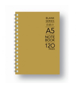 BS-120-A5 BLANK NOTE BK 100gsm 120P    