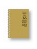 BS-200-A5 BLANK W/O NOTE BK 100gsm 200P   