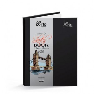 WIRE-O HARD COVER SKETCH BOOK