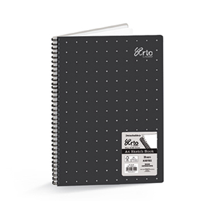 WIRE-O PP COVER SKETCH BOOK (DETACHABLE)