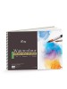 WIRE-O WATER COLOR BOOK, 200GSM 100% COTTON