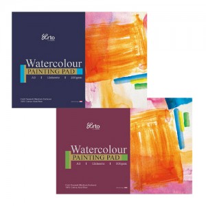 WATER COLOR PAPER PAD, 100% COTTON 